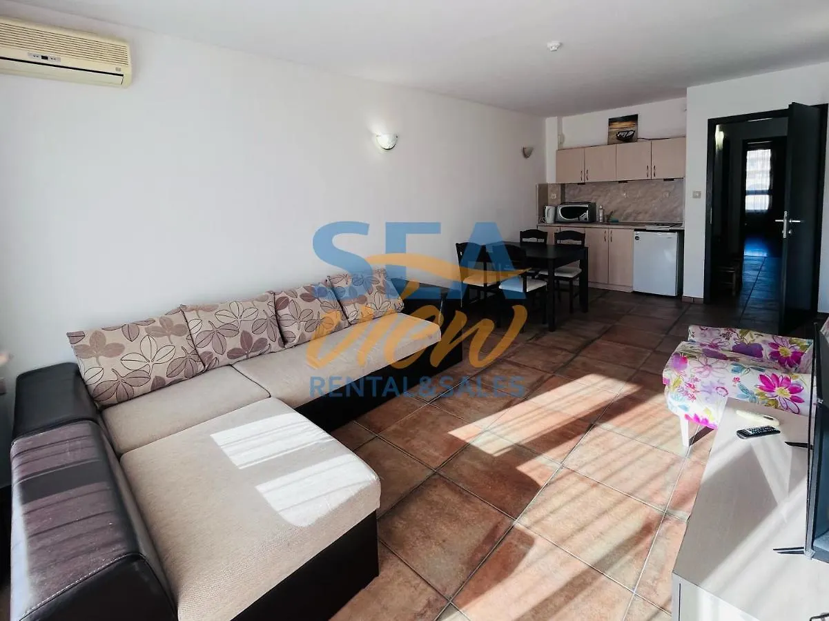 Sea View Rental Front Beach Golden Sands 0*,